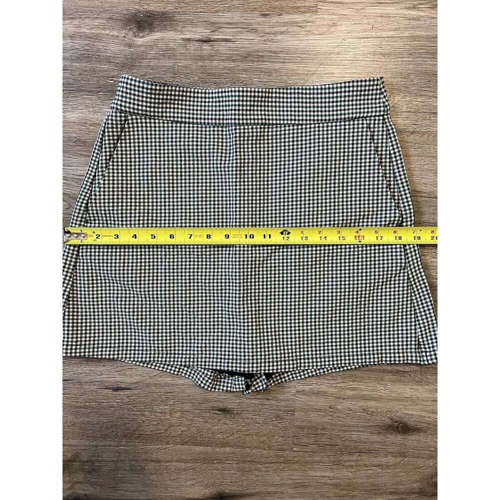 ZARA Skort Women’s High Rise Skirt Shorts Back Zip Size M - Picture 4 of 6